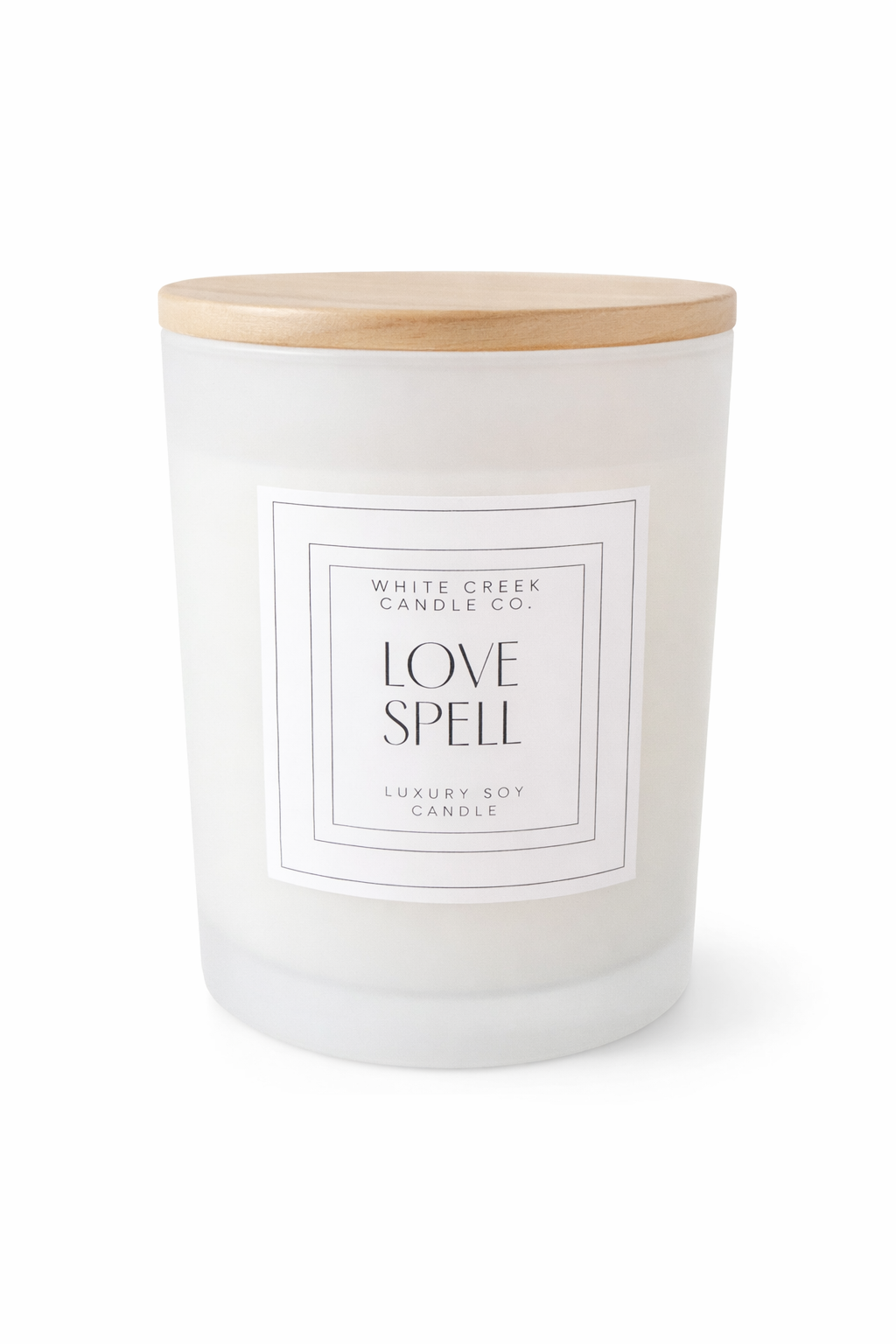 10oz Matte White Candle